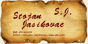 Stojan Jasikovac vizit kartica